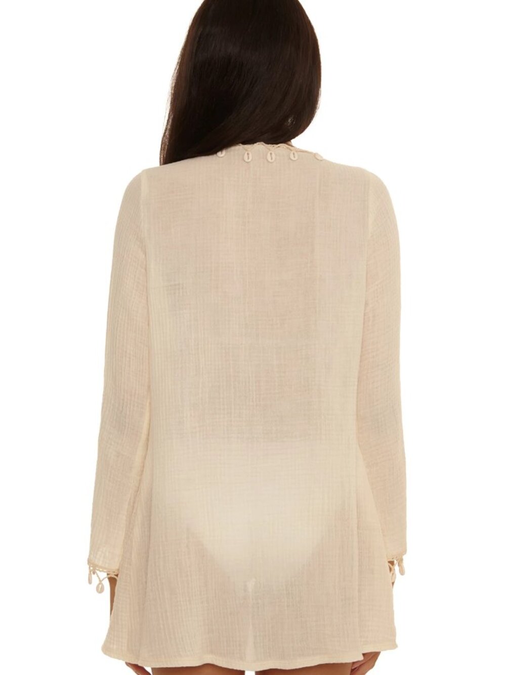 Becca Swim In The Net Tunic Coverup in size Medium - Picture 2 of 6